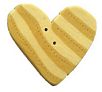 Yellow Striped Heart